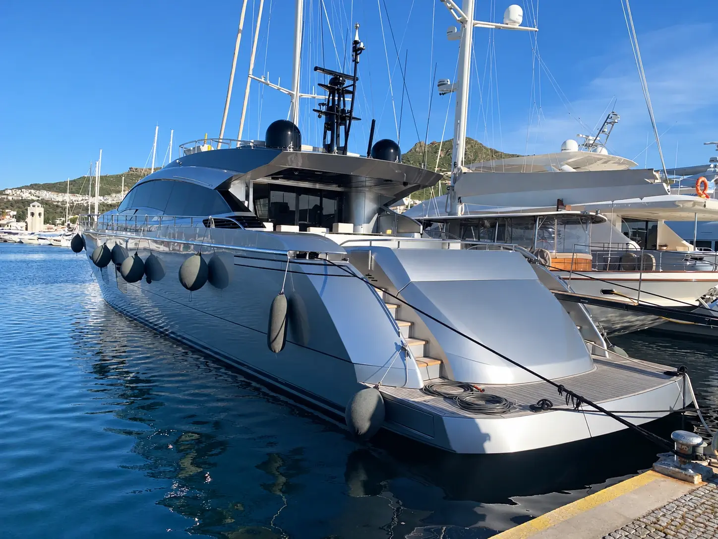 Privacy-edited yachting perspective